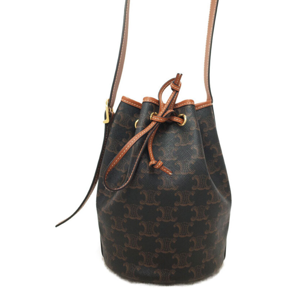 Celine Triomphe Drawstring Bag Shoulder